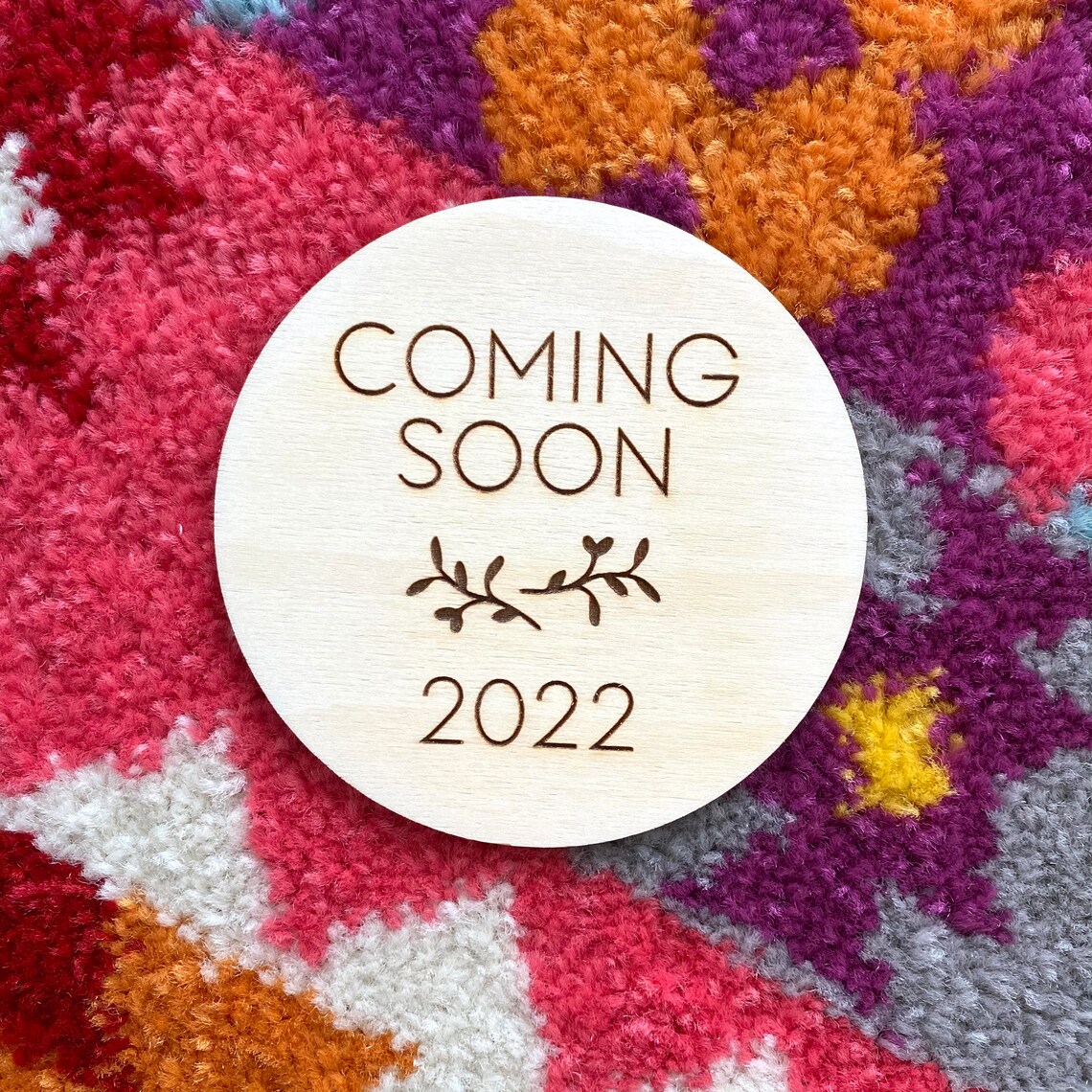 Coming Soon 2022 Sign Baby Announcement Sign Newborn Photo Etsy