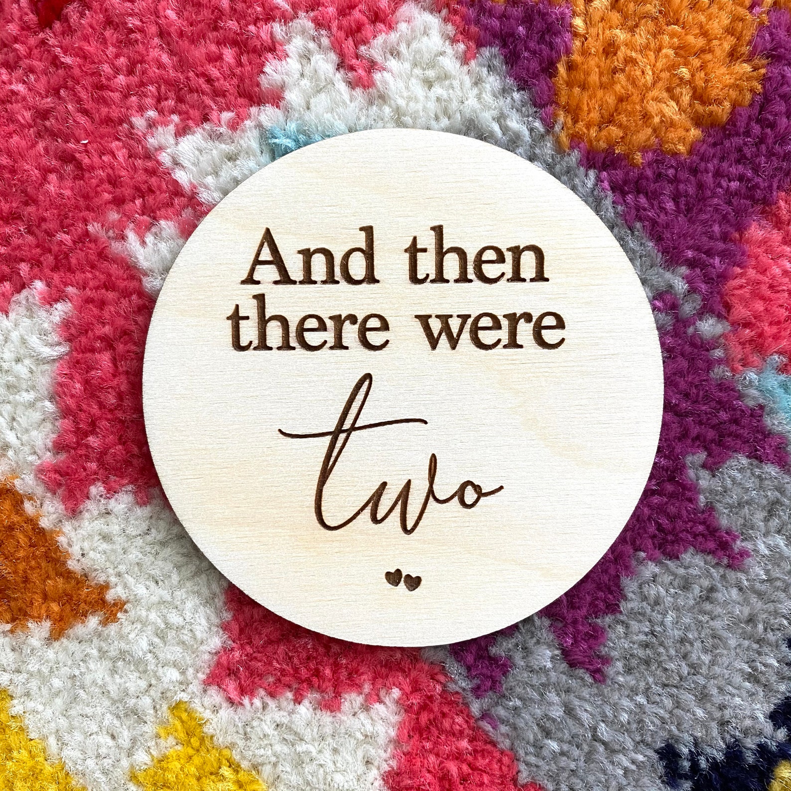 And Then There Were Two Sign Baby Announcement Sign Newborn Etsy and-then-there-were-two-sign-baby-announcement-sign-newborn-etsy