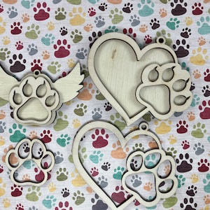Pet Ornament SVG Bundle, Cat and Dog Friendly