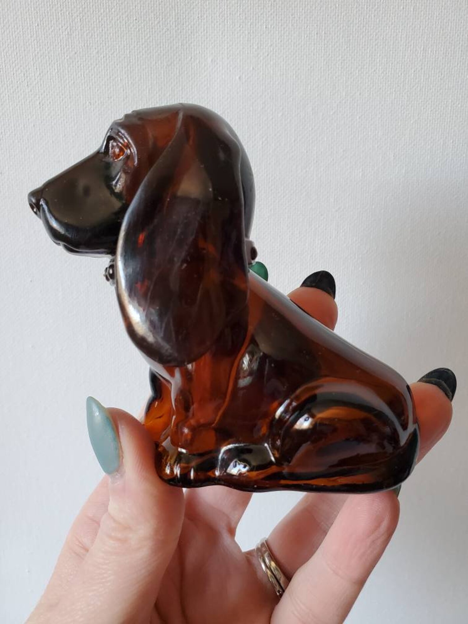 Vintage Avon Hound Dog Perfume Bottle Etsy