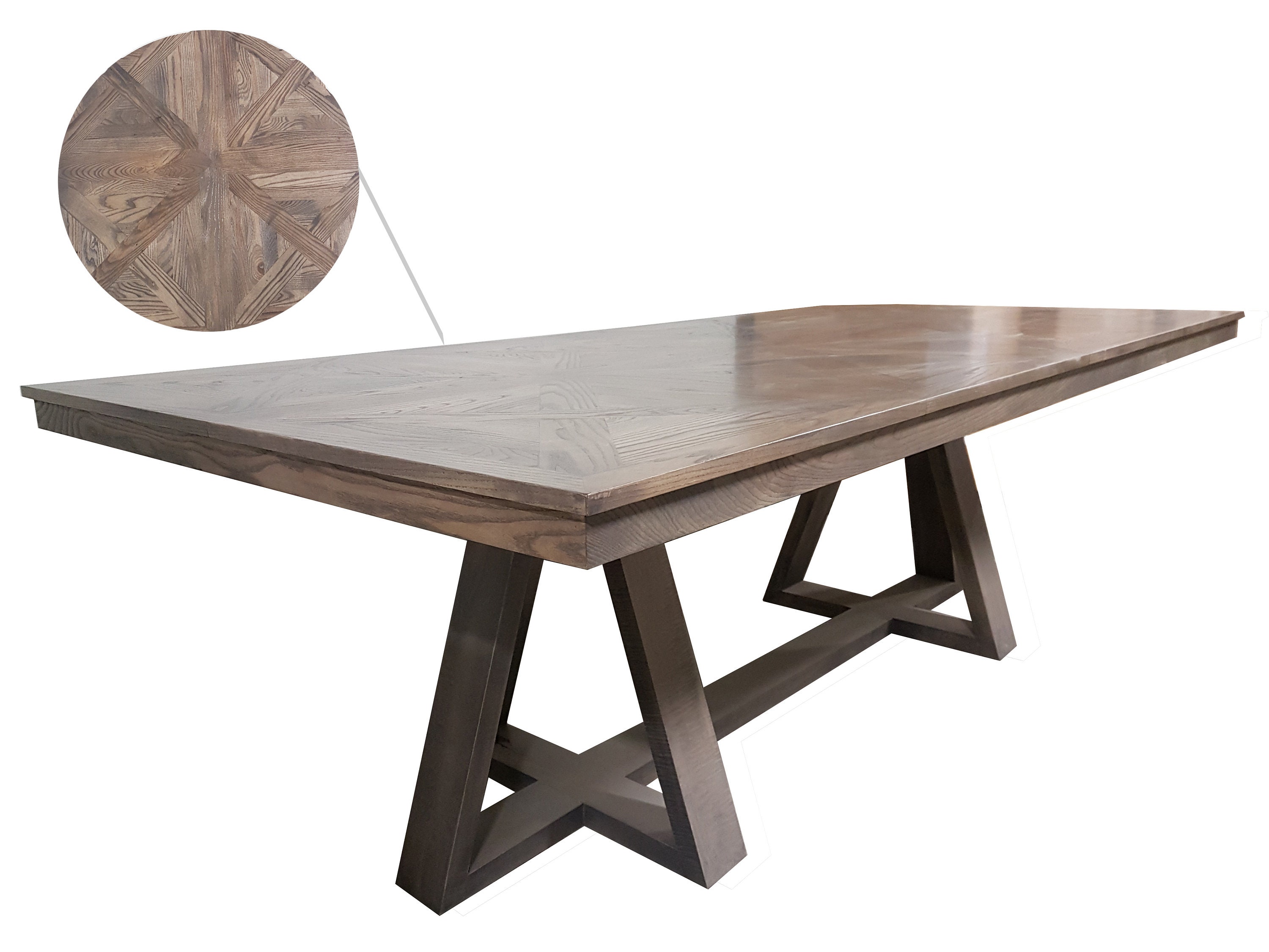 Solid Wood Custom Dining Table - Etsy
