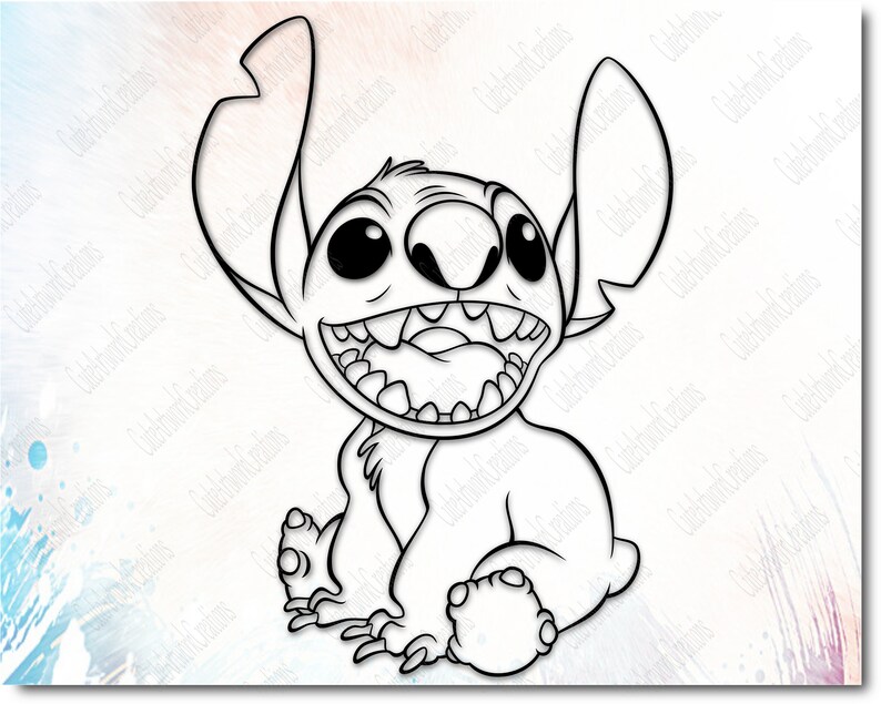 Download Lilo And Stitch Svg Printable Lilo And Stitch Svg Cricut Silhouette Cut Files Sublimation Iron On Lilo And Stitch Svg Stitch Clipart Clip Art Art Collectibles