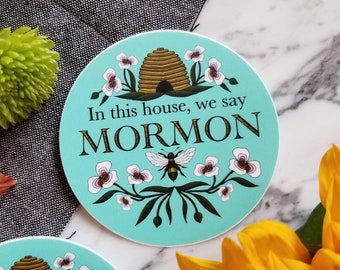 Mormon Vinyl Sticker