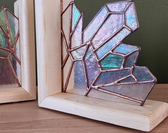 Stained Glass Crystal Bookend (SINGLE)