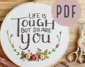 Beginner Embroidery Pattern PDF