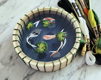3D Koi Pond Broderimönster