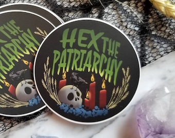 Hex the Patriarchy Vinyl Sticker