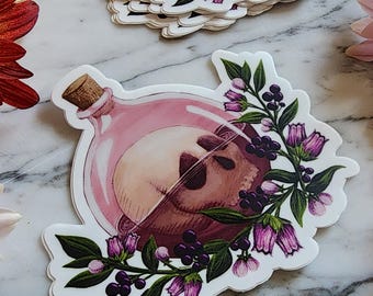 Poison Bottle Vinyl Sticker