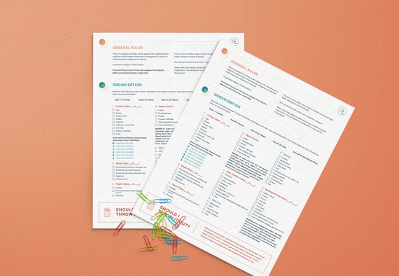 Printable Spring Cleaning Checklist | Home Organization | Konmari Method Checklist & Calendar | Video Resources + Editable Word Doc INCLUDED