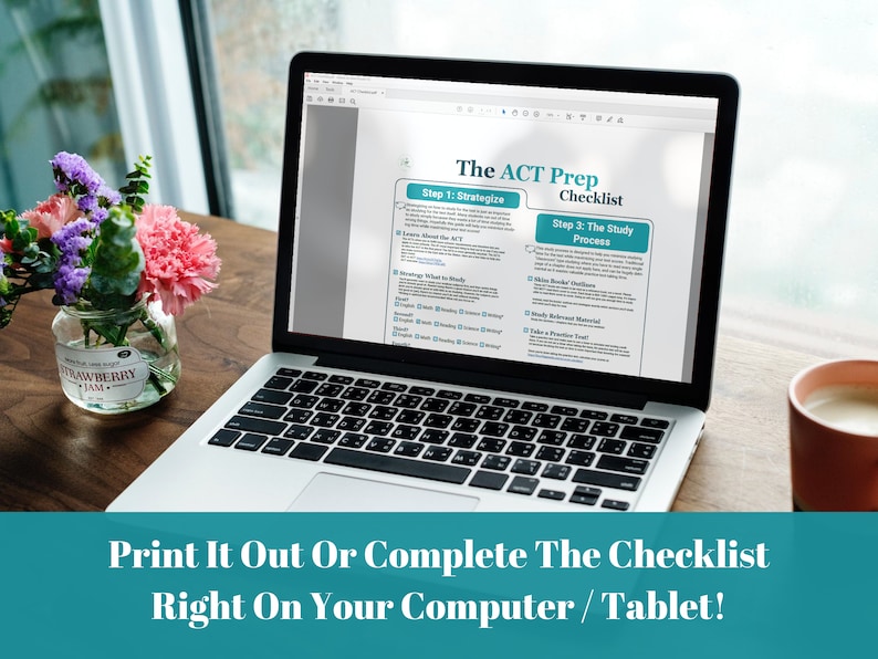 ACT Prep Checklist Includes Tips for Successful Testing and - Etsy