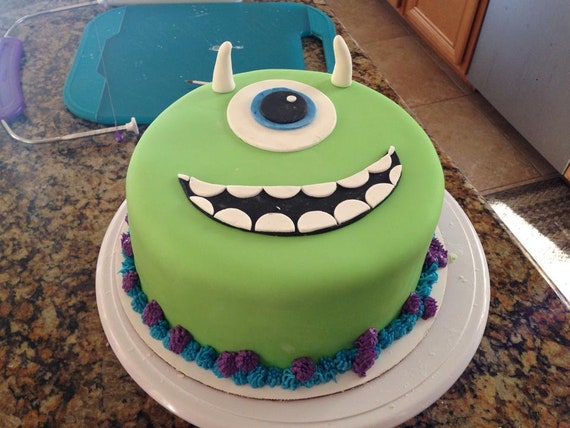 Monsters Inc Cake Toppers Etsy