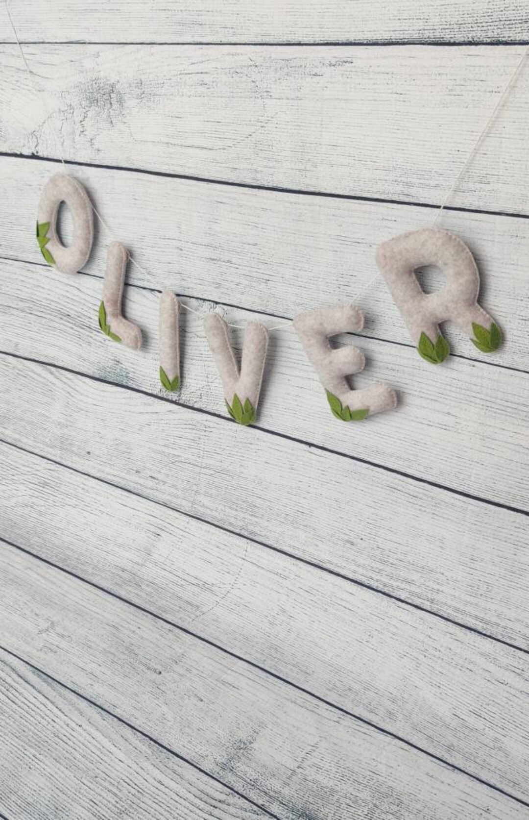 Personalized Name Garland Name Garland Nursery Felt Name Etsy