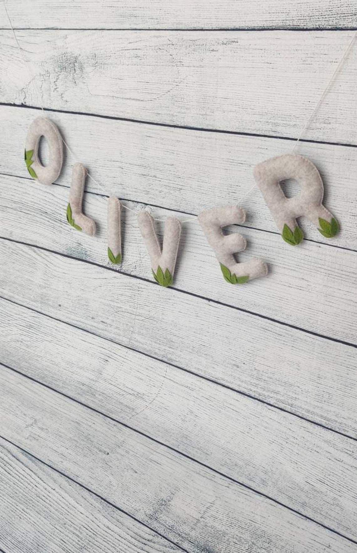 Personalized Name Garland Name Garland Nursery Felt Name Etsy