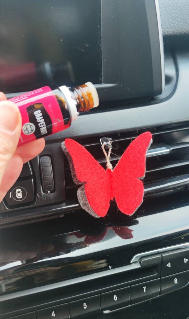 Essential Oil Car Diffuser, Car Air Freshener, Felt Essential Oil Air