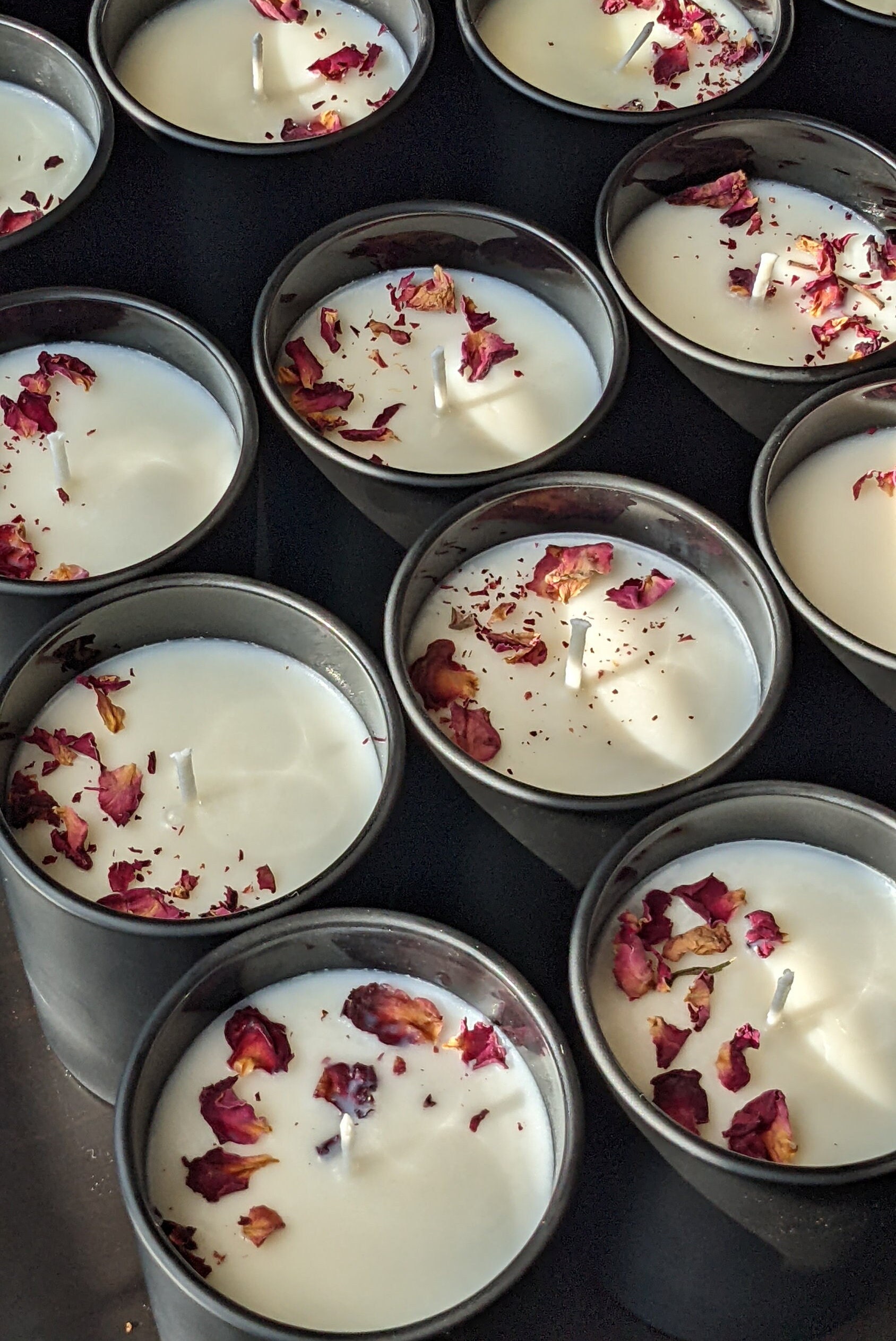 12 Wholesale Black Candles With Bamboo Lids 9oz Soy Candles Etsy