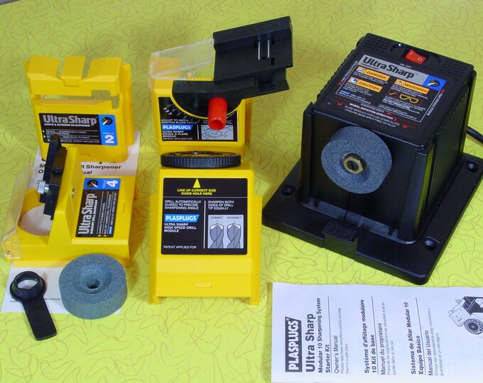 Plasplugs Ultra Sharp 4in1 Power Sharpener Kit New/unused, Sharpens