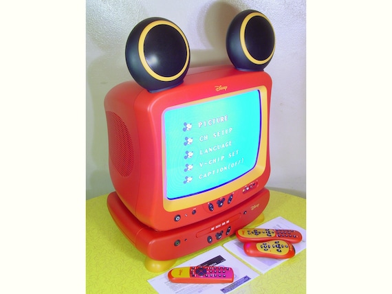 Disney Mickey Mouse 13 Crt Retro Gaming Tv Model Dt1350c Etsy Disney Mickey Mouse 13 Crt Retro Gaming Tv Model Dt1350c Etsy