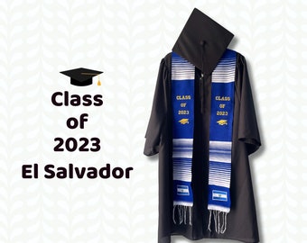 CLASS OF 2023 El Salvador Graduation Sarape Sash/stole - Etsy