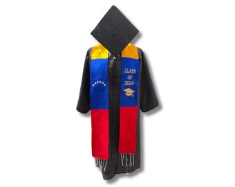 2024 Venezuela Flag Grad Stole