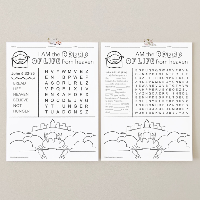 The Word to Find Set Etsy UK