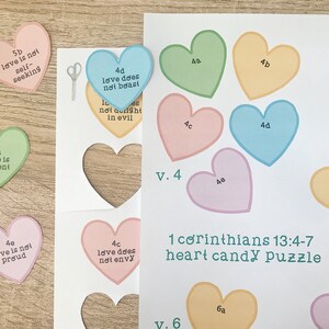 Christliche Valentinstage zum Ausdrucken, Bibelpuzzle für Kinder, Gottesliebe zum Valentinstag, 1 Korinther 13 zum Ausdrucken, Bibel zum Valentinstag für Kinder