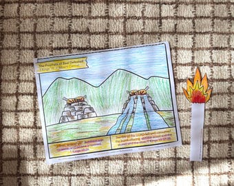 Elijah and Baal Prophets Bible Lesson: Sunday School Activity (PDF)