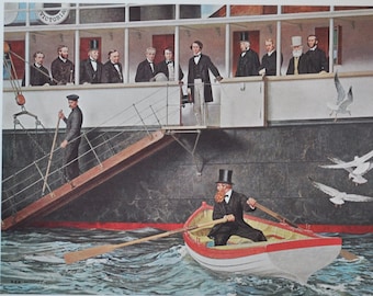 Prelude to Confederation - Original History Print from 1967 (charlottetown, queen victoria, William Henry Pope, quebec, John A Macdonald)