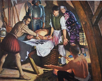 Ambroise Pare : Surgery Acquires Stature - Original Medical Print/Poster (history, medicine, medical, pharmacy, french, surgeon)