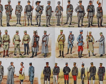 Army Uniforms Prints Etsy