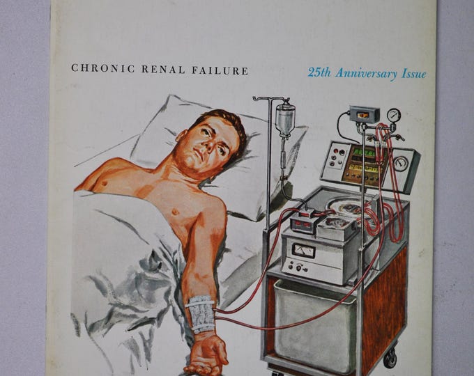 1973 Clinical Symposia booklet - subject: Chronic Renal Failure (medical doctor medicine hospital pharmacy surgeon)