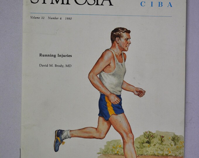 1980 Clinical Symposia booklet - subject: Running Injuries (medical doctor medicine hospital pharmacy surgeon)