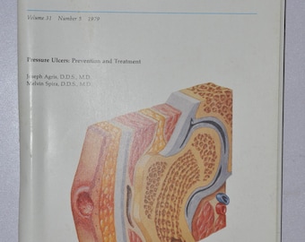 1979 Clinical Symposia booklet - subject: Pressure Ulcers Prevention and Treatment (medical doctor medicine hospital pharmacy CIBA GEICY)
