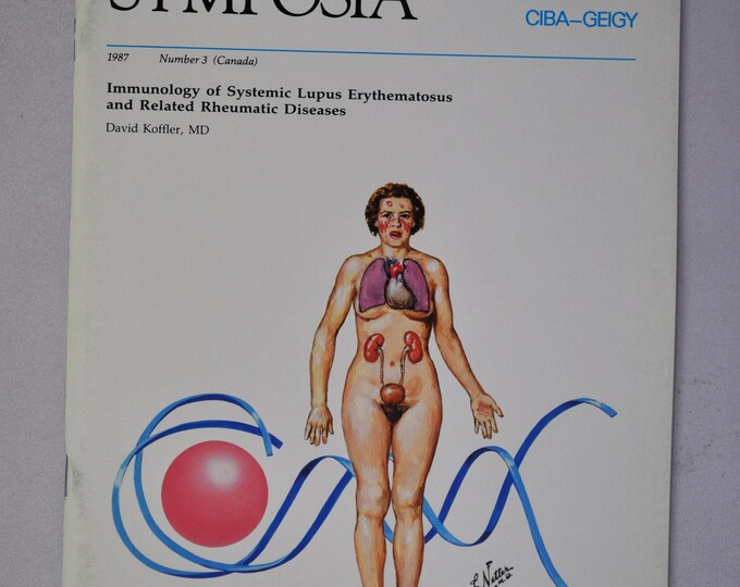 1987 Clinical Symposia booklet - subject: Immunology of Systemic Erythematosus and related Rheumatic Diseases (medical doctor medicine)