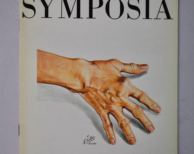 1972 Clinical Symposia booklet - subject: Rheumatoid Arthritis (medical doctor medicine hospital pharmacy surgeon)