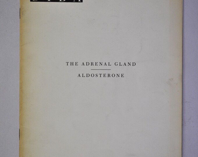 1963 Clinical Symposia booklet - subject: The Adrenal Gland / Aldosterone (medical doctor medicine hospital pharmacy surgeon)