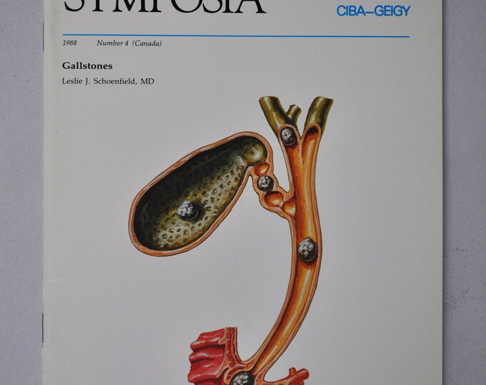 1988 Clinical Symposia booklet - subject: Gallstones (medical doctor medicine hospital pharmacy)