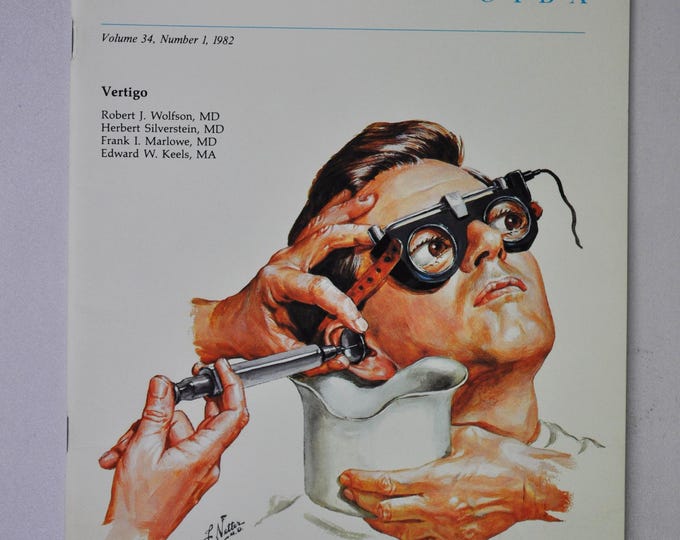 1982 Clinical Symposia booklet - subject: Vertigo (medical doctor medicine hospital pharmacy)