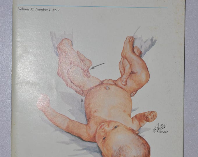 1979 Clinical Symposia booklet - subject: Congenital Dislocation of the Hip (medical doctor medicine hospital pharmacy surgeon CIBA GEICY)