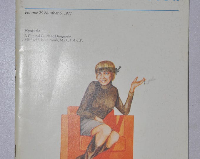1977 Clinical Symposia booklet - subject: Hysteria A Clinical Guide to Diagnosis (medical doctor medicine hospital pharmacy CIBA GEICY)