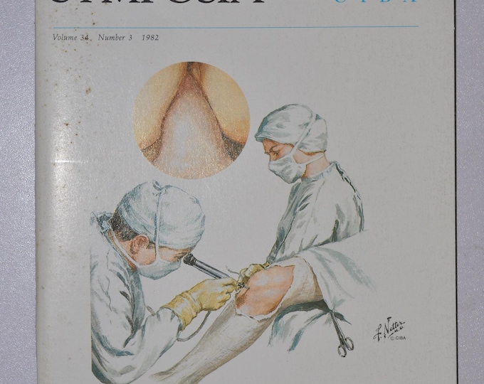 1982 Clinical Symposia booklet - subject: Diagnostic and Surgical Arthroscopy (medical doctor medicine hospital pharmacy surgeon CIBA GEICY)
