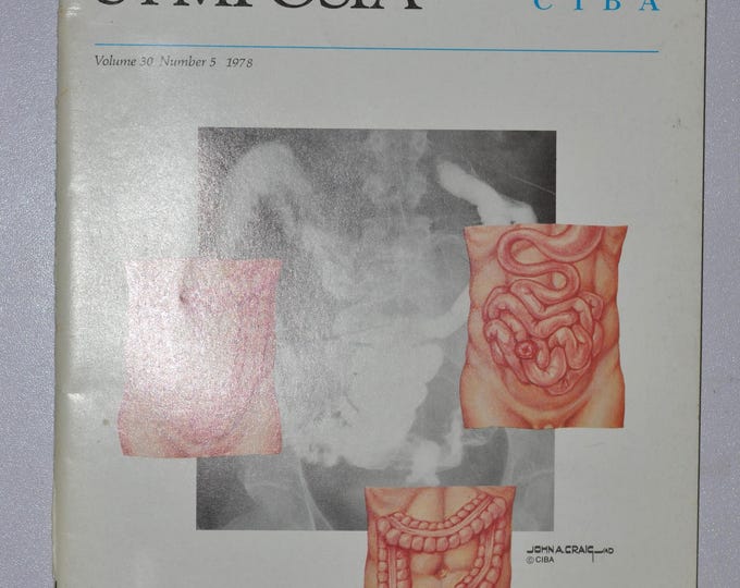 1978 Clinical Symposia booklet - subject: Colostomy and Ileostomy (medical doctor medicine hospital pharmacy CIBA GEICY)