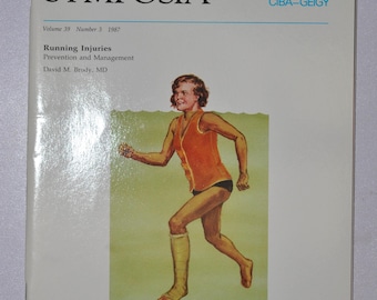 1987 Clinical Symposia booklet - subject: Running Injuries (medical doctor medicine hospital pharmacy surgeon science CIBA GEICY)