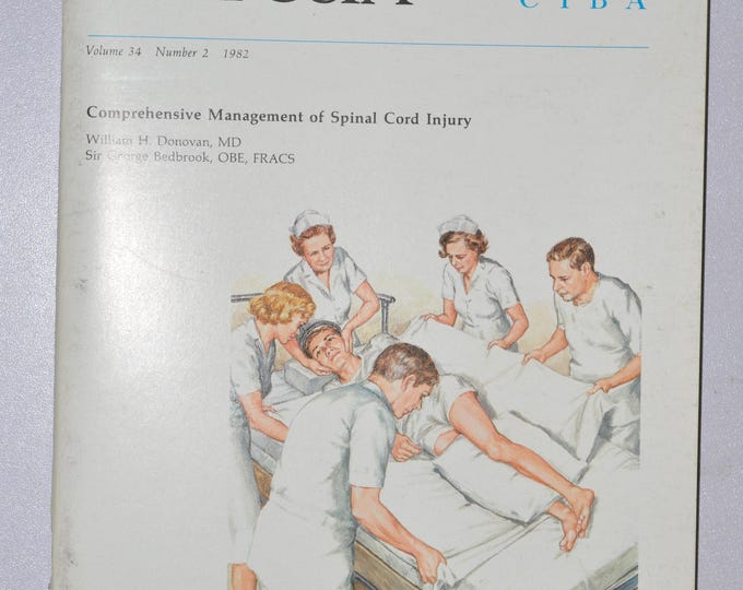 1982 Clinical Symposia booklet - subject: Comprehensive Management of Spinal Cord Injury (medical doctor medicine hospital CIBA GEICY)