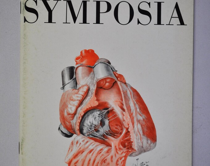 1966 Clinical Symposia booklet - subject: Anatomy of the Heart (medical doctor medicine hospital pharmacy surgeon)