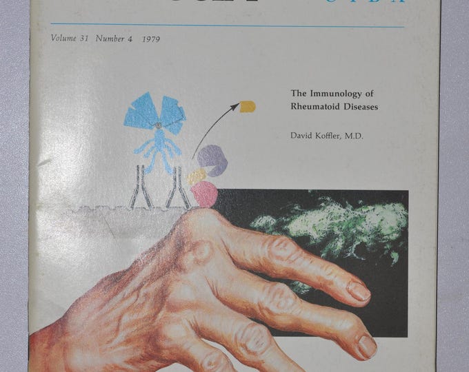 1979 Clinical Symposia booklet - subject: The Immunology of Rheumatoid Diseases (medical doctor medicine hospital pharmacy CIBA GEICY)