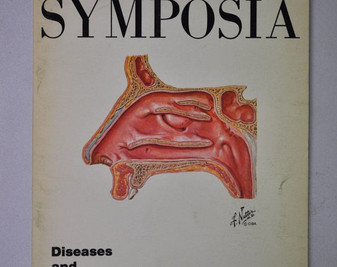 1975 Clinical Symposia booklet - subject: Diseases and Surgery of the Nose (medical doctor medicine hospital pharmacy surgeon anatomy)