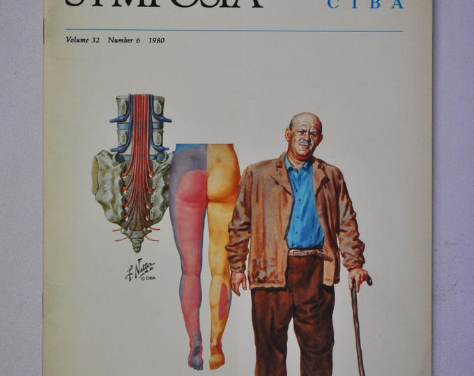 1980 Clinical Symposia booklet - subject: Low Back Pain (medical doctor medicine hospital pharmacy surgeon)