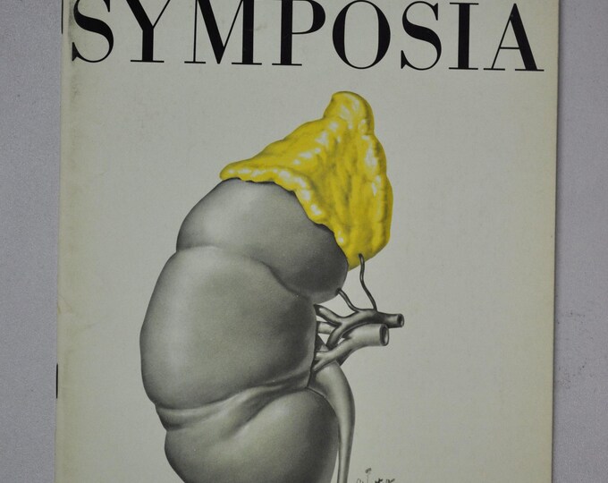 1964 Clinical Symposia booklet - subject: The Adrenal Gland (medical doctor medicine hospital pharmacy surgeon)