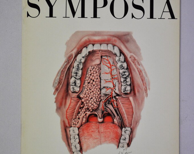 1964 Clinical Symposia booklet - subject: Anatomy of the Mouth (medical doctor medicine hospital pharmacy surgeon)