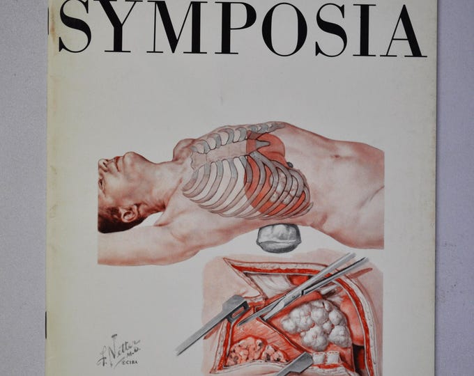 1965 Clinical Symposia booklet - subject: Operative Treatment of Hepatic Tumors (medical doctor medicine hospital pharmacy surgeon)